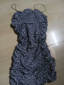 Floral Print Spaghetti Strap Dress