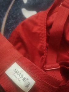 Vibrant Red Comfort Bra