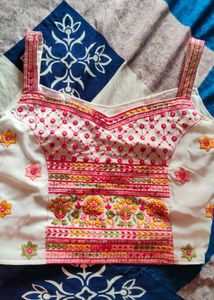Embroidered Blouse lehenga