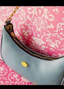Half moon hobo bag blue