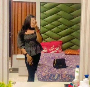 Stylish Black Peplum Top