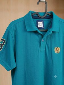Teal Polo men's T-Shirt (size L)
