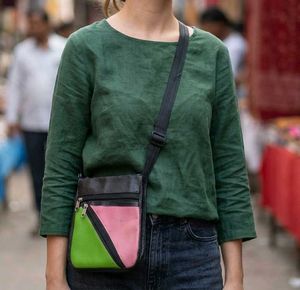 Chic Colorblock Crossbody Bag