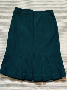 Dark Teal A-Line Mini Skirt