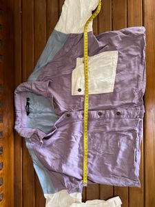 NUON by Westside Colorblock crop Shirt