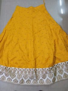 Banarasi Mustard Ethnic Lehenga Choli