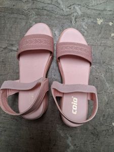 Stylish Pink Flat Sandals