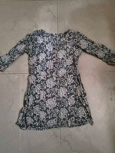 Floral Print Kurta