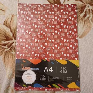 A4 Craft Sheets Valentine Combo