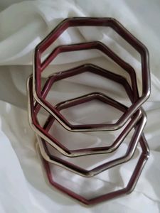Set of 4 Gold Tone Bangles