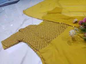 Yellow Ethnic Gown with Dupatta