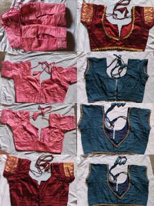 Designer Silk Blouses Set
