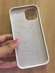 IPhone12ProMax White Silicone Phone Cover Case