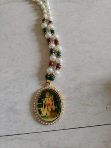 Radha Krishna Pendant Mala