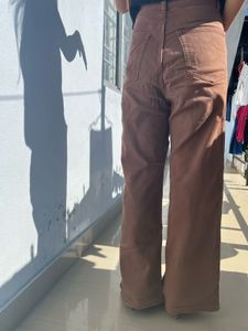 Black Pink Jennie Kim Style Brown Jeans