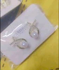 Elegant Pearl Drop Earrings