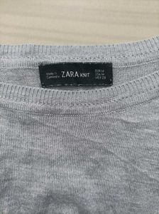 Grey Zara Knit Sweater