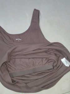 Comfortable Brown Tank Top