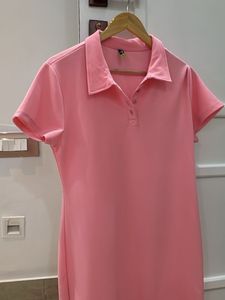 Pink Polo Dress