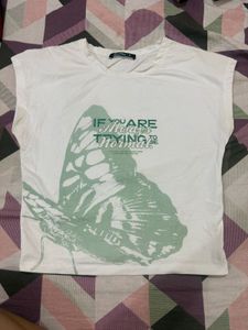 Graphic Print T-Shirt Zudio