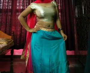 Stunning Teal Lehenga Choli Set