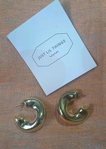 🌟 Chunky Gold Hoop Earrings 🌟