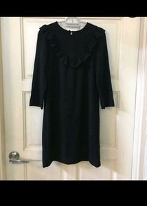 H&amp;M Chic Black Ruffle Dress