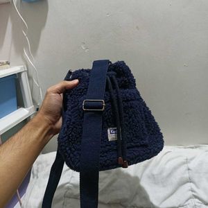 Keds Navy Teddy Bucket Bag