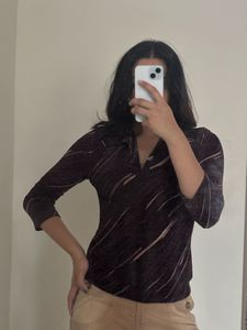 Sparkly fitted top