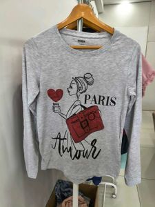 Grey Paris Amour Long Sleeve Top