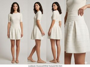 Textured Mini Skirt