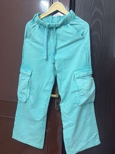 Aqua Blue Stone wash  Co ord Set