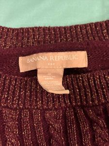 Sparkly Cable Knit Sweater, banana republic, vinta