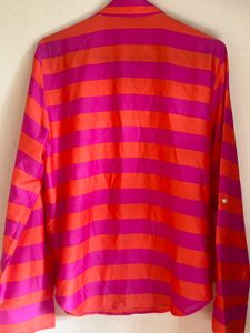 Ann Taylor - Striped Button-Up Shirt