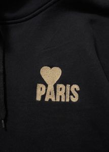 AMI Paris Heart Graphic Oversized Hoodie