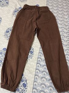 Brown joggers