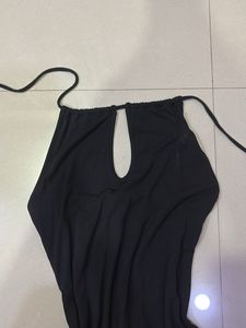 Black Halter Mini Dress Forever 21