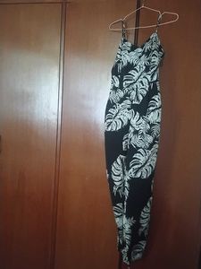 Tropical Print Jumpsuit