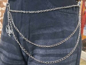 Chunky Chain Belt with Charm