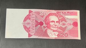 20 De La Rue Currency Test Note Rare