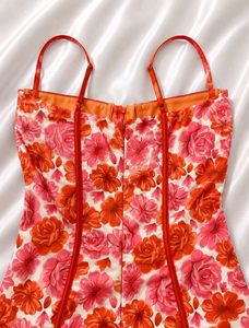 🏵️Floral Print Corset Dress🪄