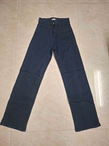 Wide Leg Jeans/ straight fit jeans (dark wash)