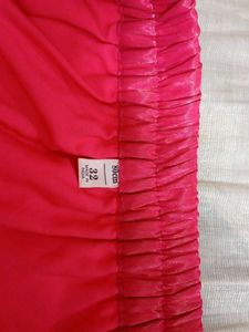 Vibrant Pink Embellished Ethnic Skirt
