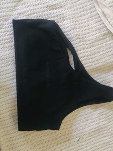 Sleek Black Cutout Top