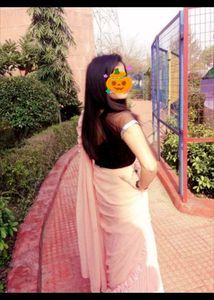 Elegant Pink Ethnic Ready To Wear Saree