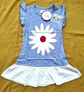 Cute Daisy Print Dress
