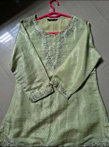 Embroidered Kurta Top