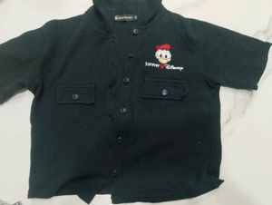 Donald Duck Disney Black Shirt