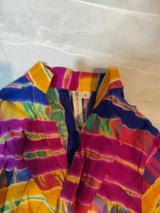 Vibrant Tie-Dye multicolored top