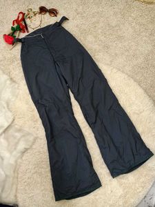 Stylish Dark Grey Bomber Wide Leg Pants